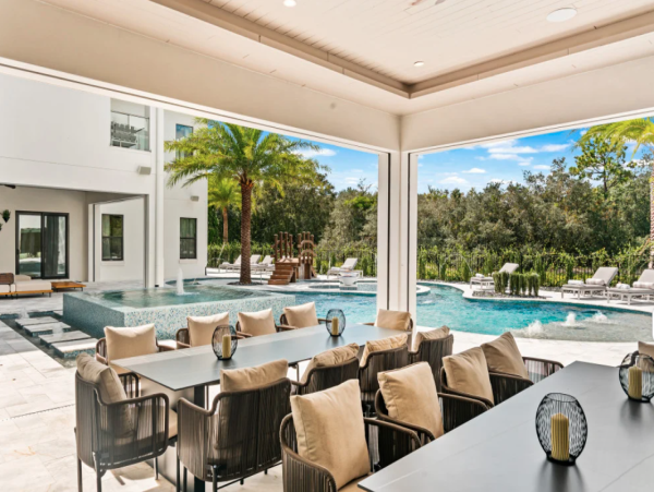 Luxurious 8-Bedroom Vacation Home in Orlando - Private Pool & Resort Amenities